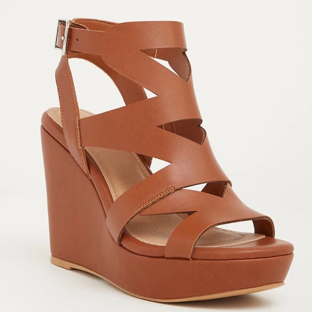 Torrid Brown/Camel Wedges
